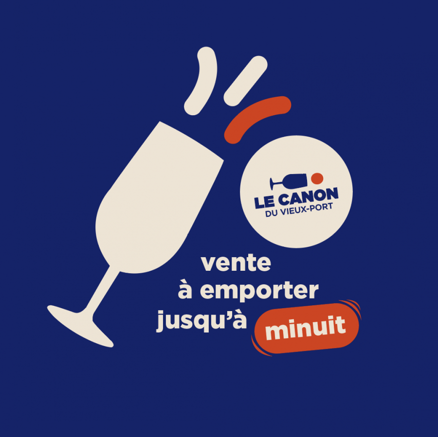 Vente à emporter tous les jours jusqu'à minuit ! 